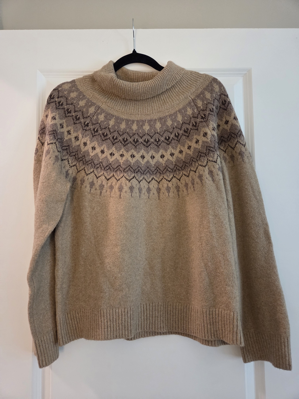 Haven Well Within Fair Isle Turtleneck Sweater Medium